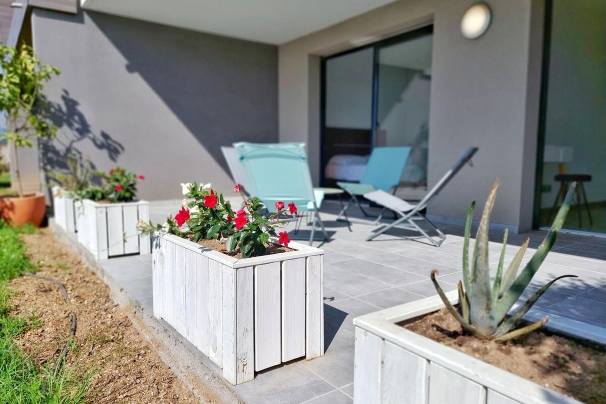 NEW ! - Duplex KIARA - plage à pied - terrasse - WIFI - Clim Pietrosella Extérieur photo