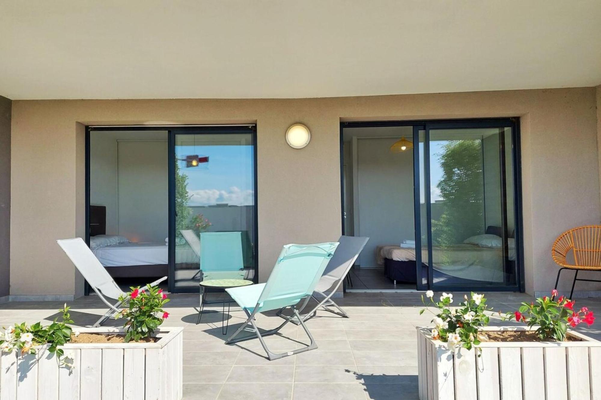 NEW ! - Duplex KIARA - plage à pied - terrasse - WIFI - Clim Pietrosella Extérieur photo