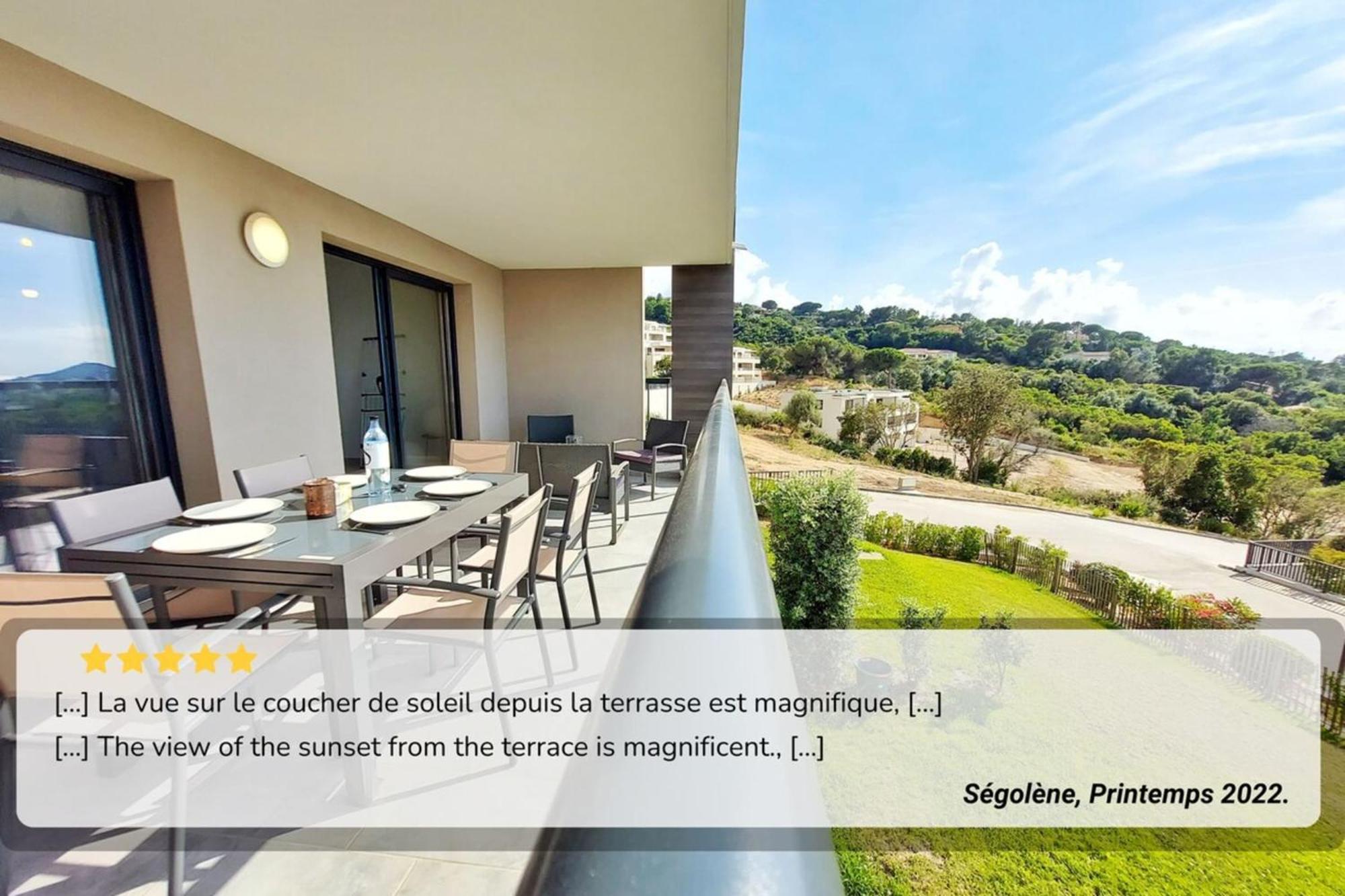 NEW ! - Duplex KIARA - plage à pied - terrasse - WIFI - Clim Pietrosella Extérieur photo