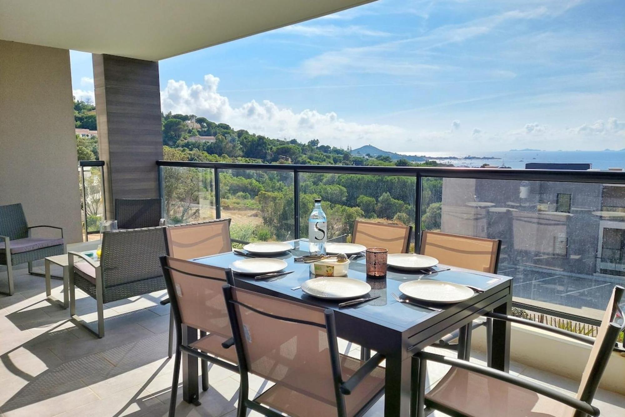 NEW ! - Duplex KIARA - plage à pied - terrasse - WIFI - Clim Pietrosella Extérieur photo